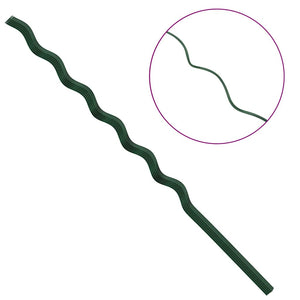 Pflanzenstütze Grün, 20er Set, 150cm