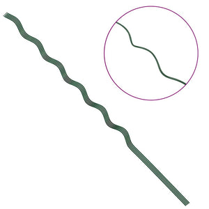 Pflanzenstütze Grün 5 Stk. Stahl 150cm