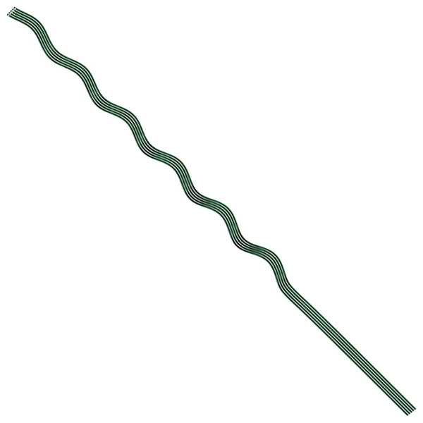 Pflanzenstütze Grün 5 Stk. Stahl 150cm