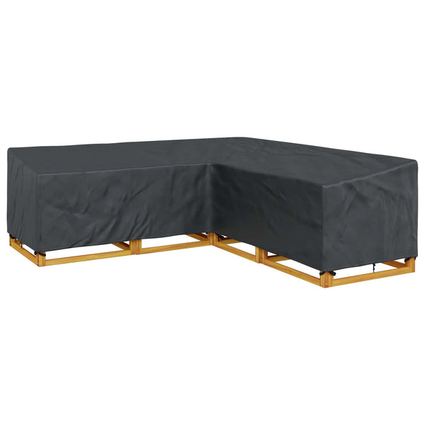 Möbelbezug Schwarz 255x255x80cm Oxford-Gewebe