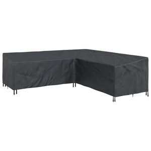 Schwarze Gartenmöbel Abdeckung 255x255x80cm