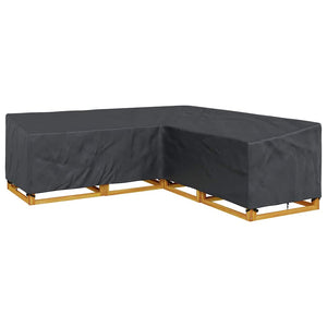 Schwarze Gartenmöbel Abdeckung 255x255x80cm