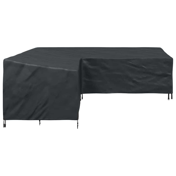 Schwarze Gartenmöbel Abdeckung 255x255x80cm