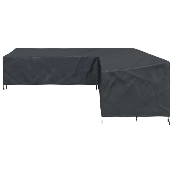 Schwarze Möbel Schutzhülle 300x300x80cm