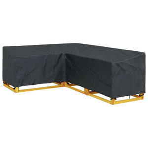 Schwarze Möbel Abdeckung 250x180x80 cm