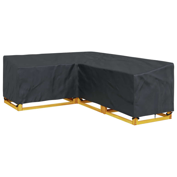 Schwarze Möbel Abdeckung 250x180x80 cm