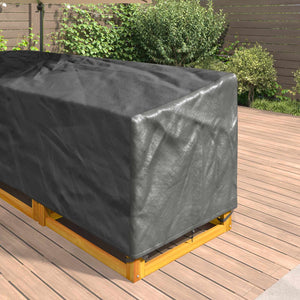Schwarze Möbel Schutzhülle 260x210x80cm