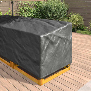 Möbelbezug Schwarz 260x210x80cm Oxford-Gewebe