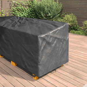 Schwarze Möbel Schutzhülle 286x222x80cm