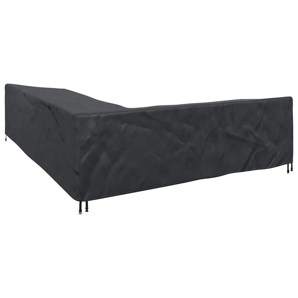 Schwarze Möbelabdeckung 330x255x80cm