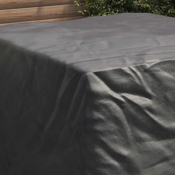 Möbelbezug Schwarz 125x125x74 cm Oxford-Gewebe