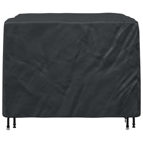 Möbelbezug Schwarz 125x125x74 cm Oxford-Gewebe