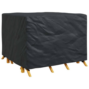 Schwarze Möbel Schutzhülle 135x135x90cm