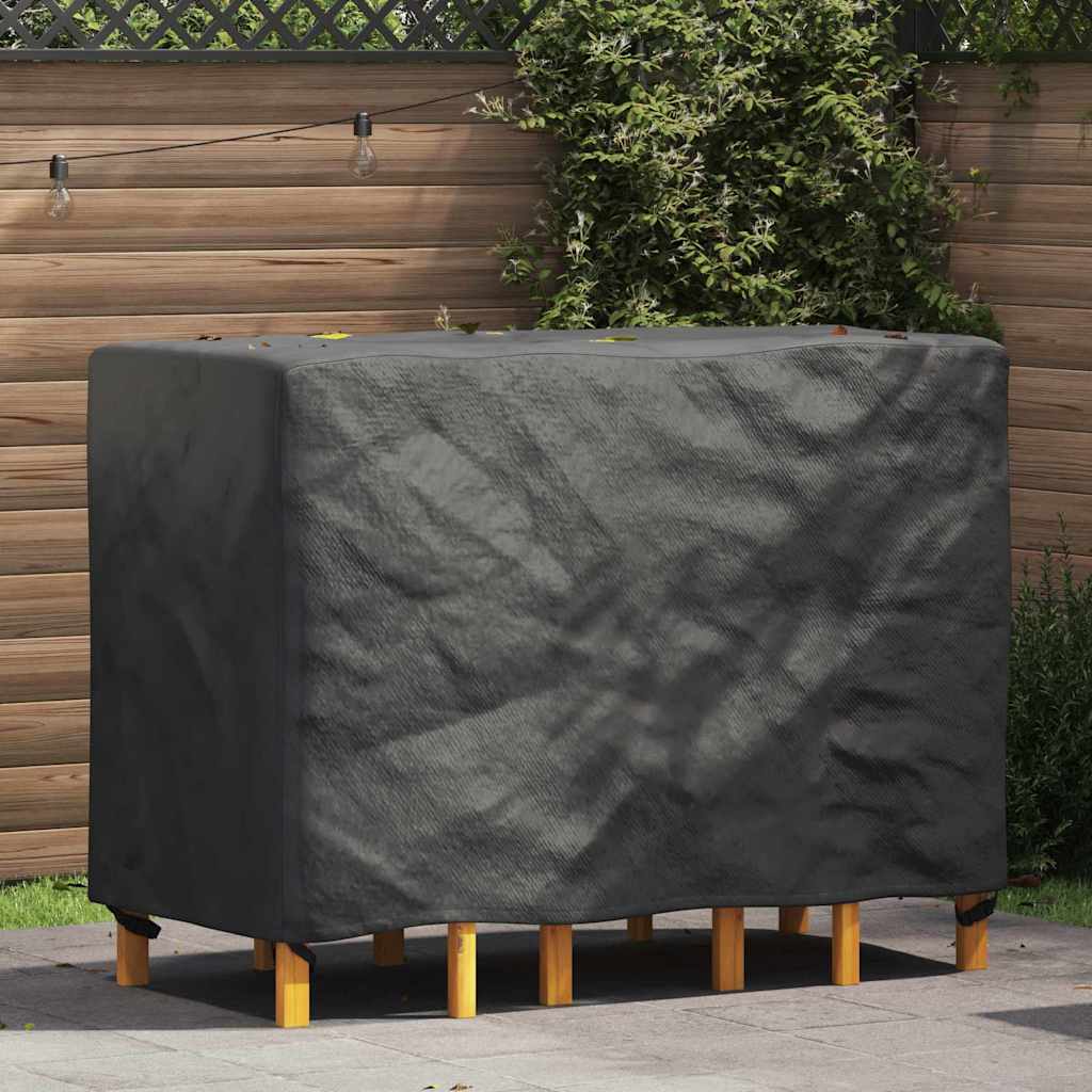 Möbelbezug Uni Schwarz 130x80x70 cm