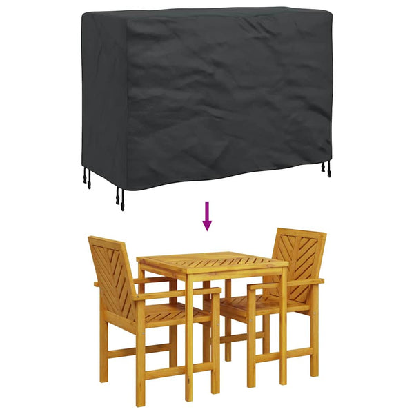 Schwarze Möbel Schutzhülle 140x70x90 cm