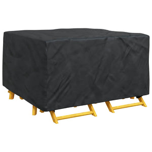 Schwarze Möbel Schutzhülle 150x150x75 cm