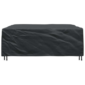 Schwarze Möbel Schutzhülle 200x200x90 cm