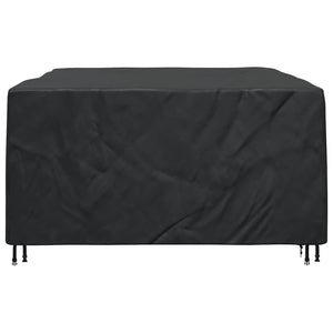 vidaXL Housse de canapé Noir uni 220 x 190 x 85 cm 210D