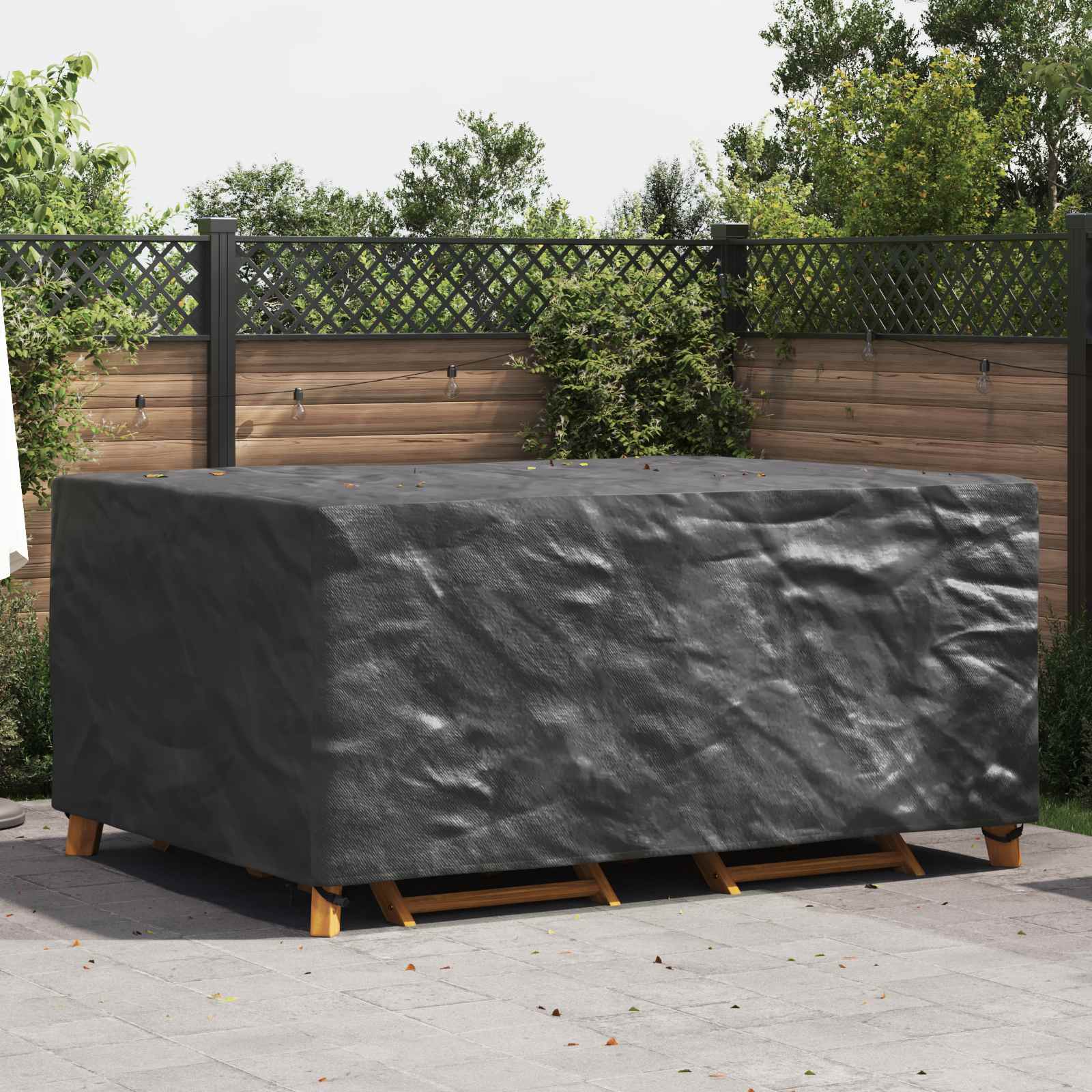 Möbelbezug Schwarz 240x180x100 cm Wasserdicht