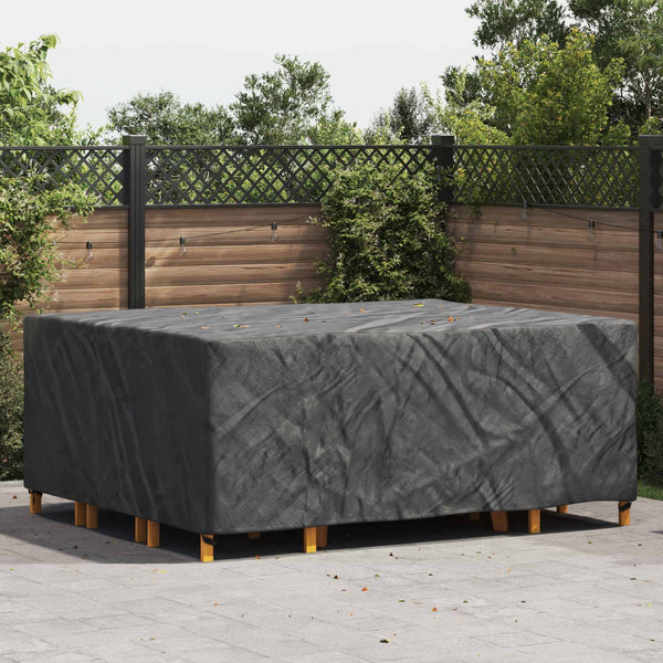 Schwarze Möbel Schutzhülle 250x210x90 cm