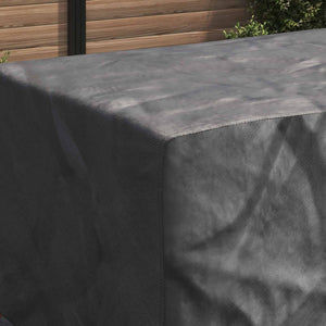 Schwarze Möbel Abdeckung 270x110x70 cm