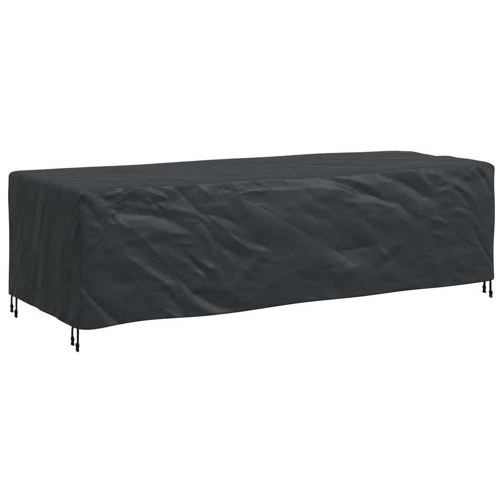Schwarze Möbel Abdeckung 270x110x70 cm
