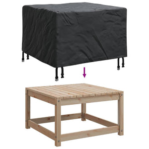 Möbelbezug Schwarz 60x60x45 cm Oxford-Gewebe