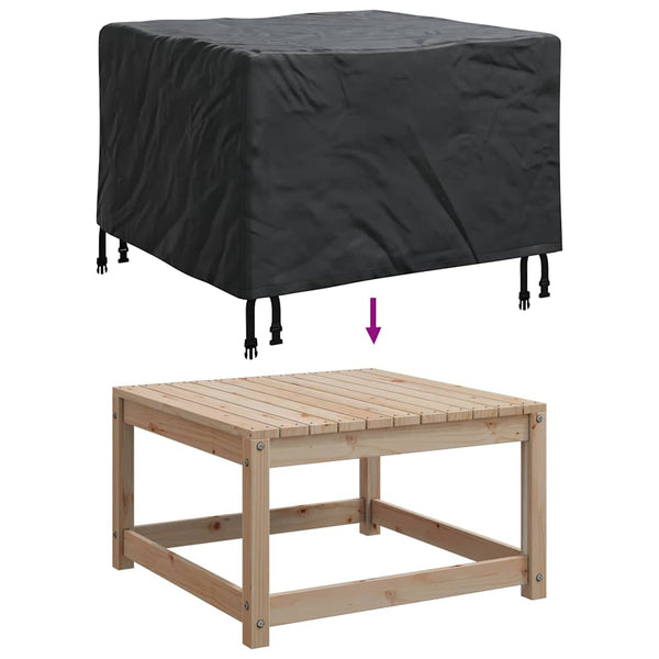 Möbelbezug Schwarz 60x60x45 cm Oxford-Gewebe