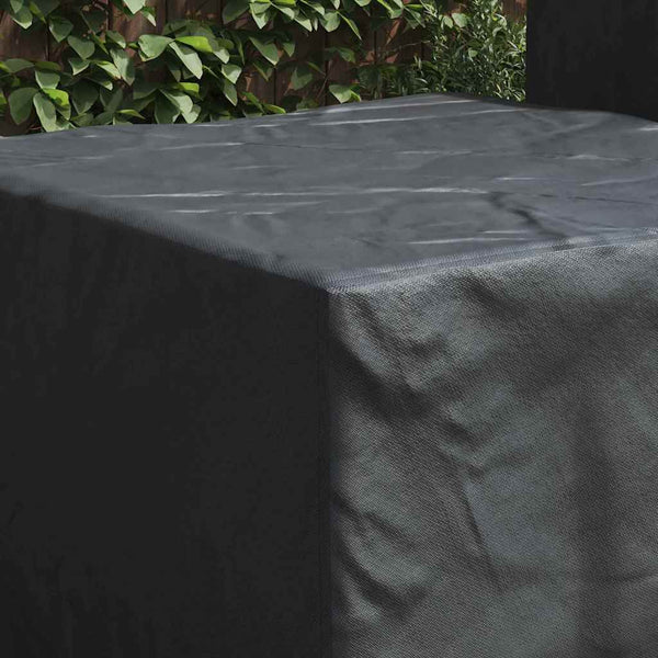 Schwarze Möbelabdeckung 82x82x50 cm, Oxford-Gewebe
