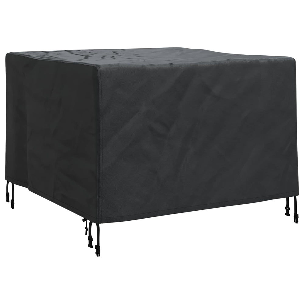 Schwarze Möbelabdeckung 99x99x60 cm aus Oxford-Gewebe