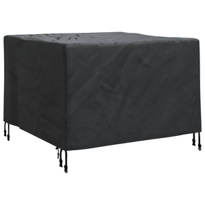 Schwarze Möbelabdeckung 99x99x60 cm aus Oxford-Gewebe