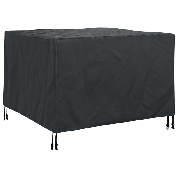 Schwarze Möbelabdeckung 99x99x60 cm aus Oxford-Gewebe
