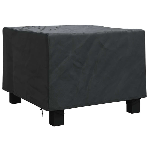 Schwarze Möbelabdeckung 99x99x60 cm aus Oxford-Gewebe