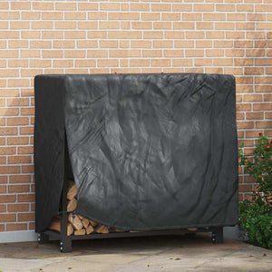 Kaminholzregal Abdeckung Schwarz Oxford 210D