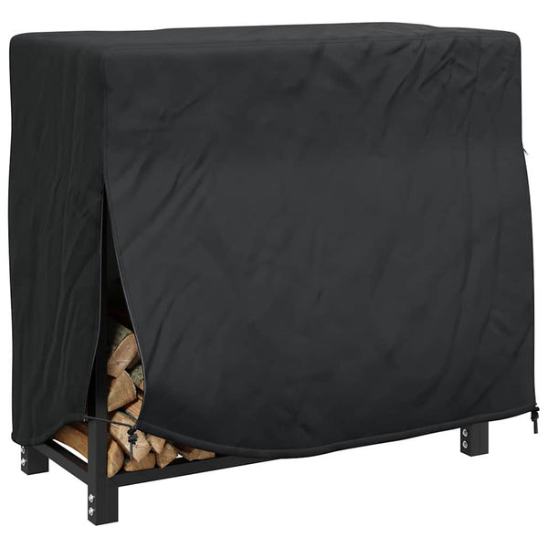 Kaminholzregal Abdeckung Schwarz Oxford 210D