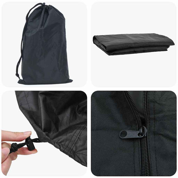 Kaminholzregal Abdeckung Schwarz Oxford-Gewebe