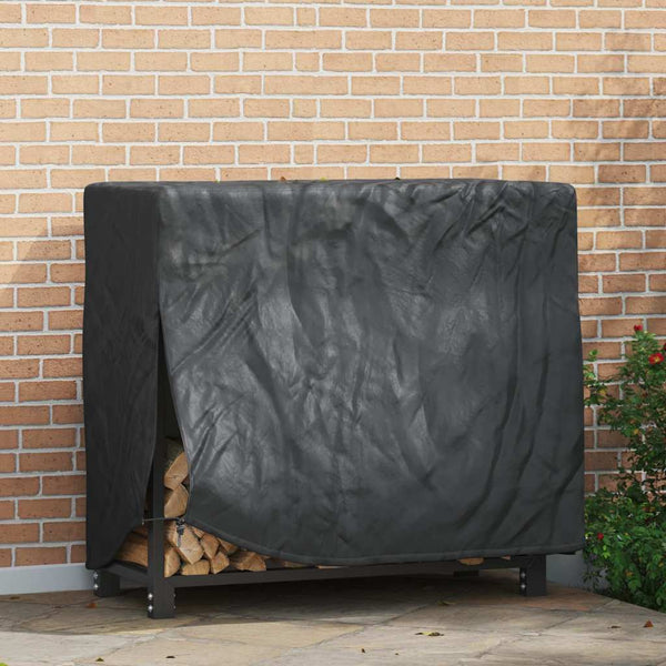 Kaminholzregal Abdeckung Schwarz Oxford-Gewebe