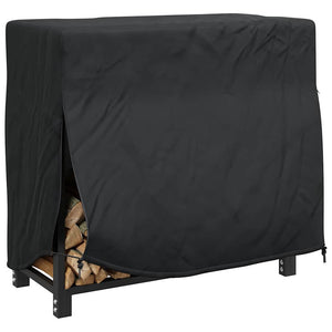 Kaminholzregal Abdeckung Schwarz Oxford-Gewebe