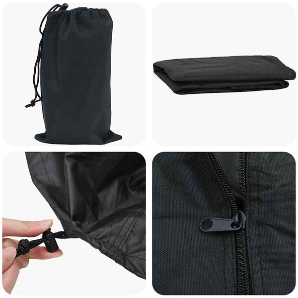 Kaminholzregal Abdeckung Schwarz 600D Oxford