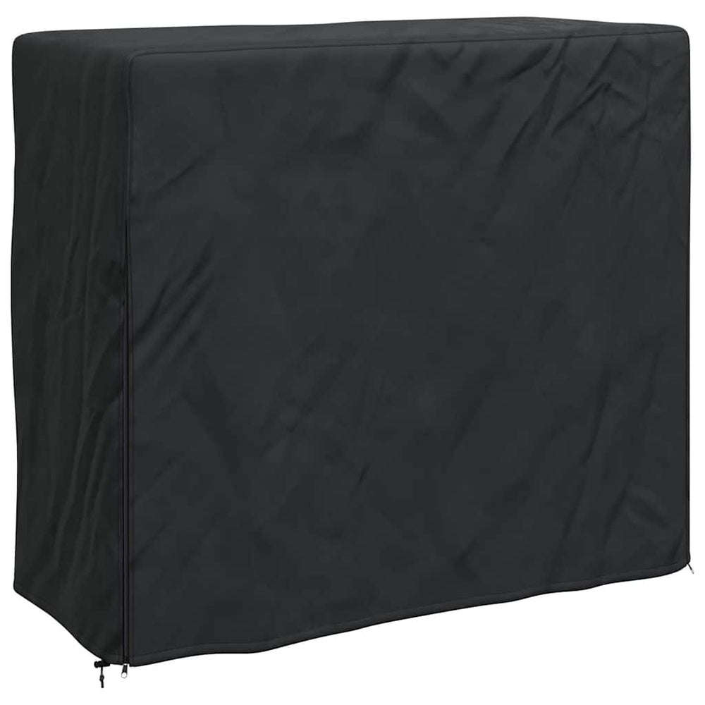 Kaminholzregal Abdeckung Schwarz 600D Oxford