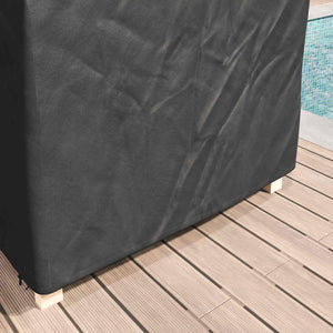 Lounger Abdeckung Schwarz 205x100x70cm