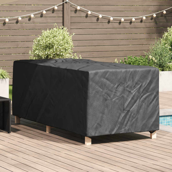 Lounger Abdeckung Schwarz 205x100x70cm
