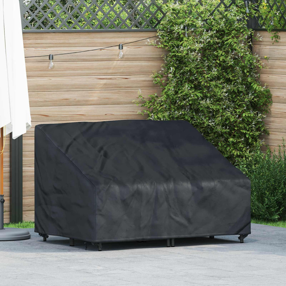 Gartenbank Abdeckung 130x95x40/80cm Oxford Stoff