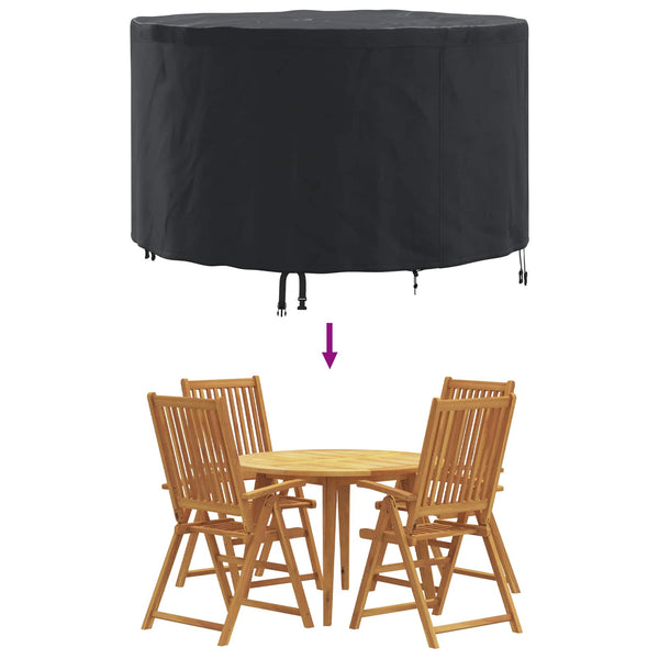 Möbelbezug Schwarz, 102x102x71cm, Oxford-Gewebe
