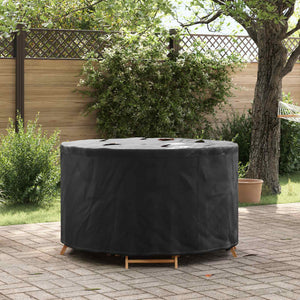 Möbelabdeckung Schwarz, 128x128x71 cm, Oxford-Gewebe