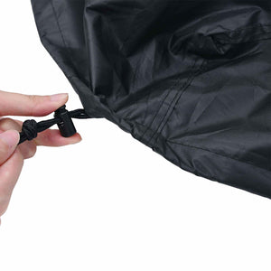 Schwarze Tischdecke 62x62 cm Oxford Stoff