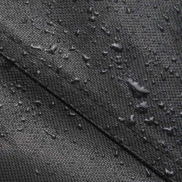 Schwarze Tischdecke 62x62 cm Oxford Stoff