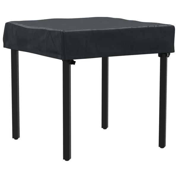 Schwarze Tischdecke 62x62 cm Oxford Stoff