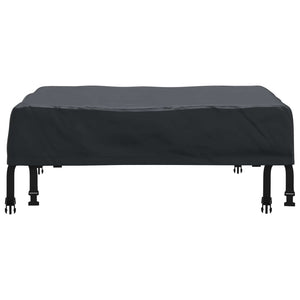 Schwarze Tischdecke 62x62 cm Oxford Stoff