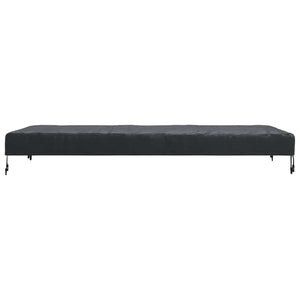 Schwarze Tischdecke 82 x 182 cm